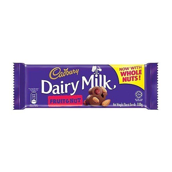 Sôcôla Sữa Cadbury Dairy Milk Fruit And Nut 100g