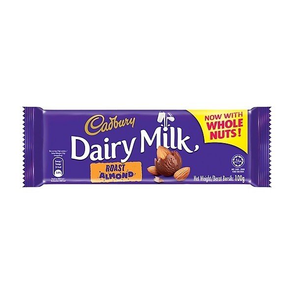 Sôcôla Sữa Cadbury Dairy Milk Roast Almonds 100G