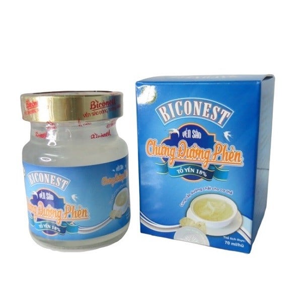 Yến Sào Chưng Đường Phèn Biconest Hủ 70Ml