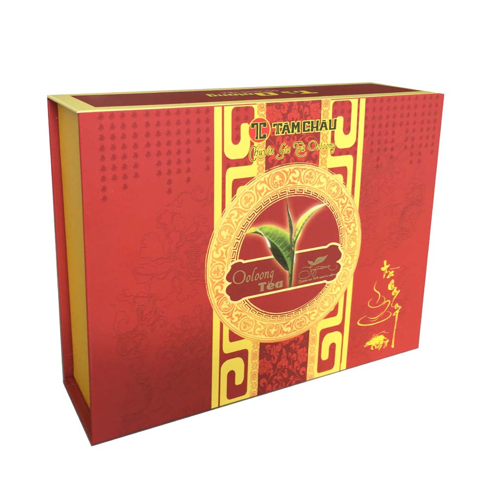 Hộp Quà Trà Oolong Phú Quý Tâm Châu 400G