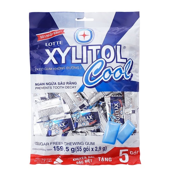Kẹo Gum Lotte Xylitol Cool 159.5G
