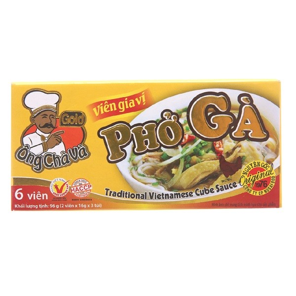Viên Gia Vị Ông Chà Và Gold Vị Phở Gà 96G
