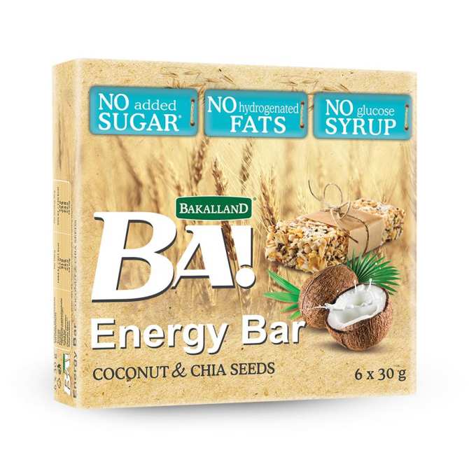 Ngũ Cốc Thanh Bakalland - Dừa & Hạt Chia (180G)
