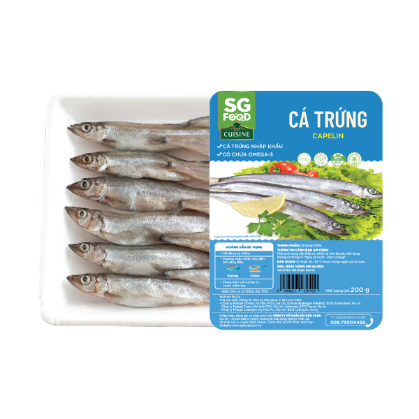 Cá Trứng Không Tẩm Sài Gòn Food 200G