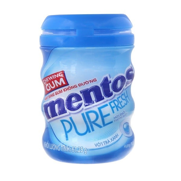 Kẹo Cao Su Không Đường Mentos Hương Freshmint 61, 25G