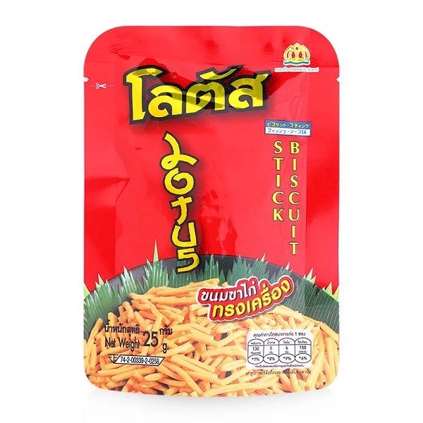 Bánh Que Đỏ Stick Biscuit 25G