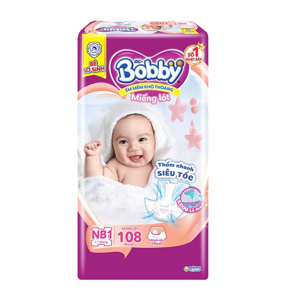 Miếng Lót Bobby Newborn - 108 Miếng