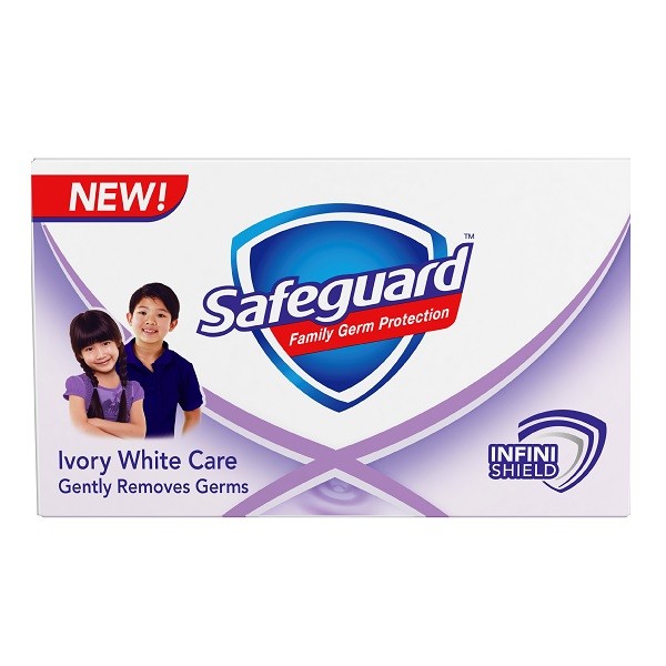 Xà Bông Safeguard Chăm Sóc Da Dịu Nhẹ Ivory White Care 130G