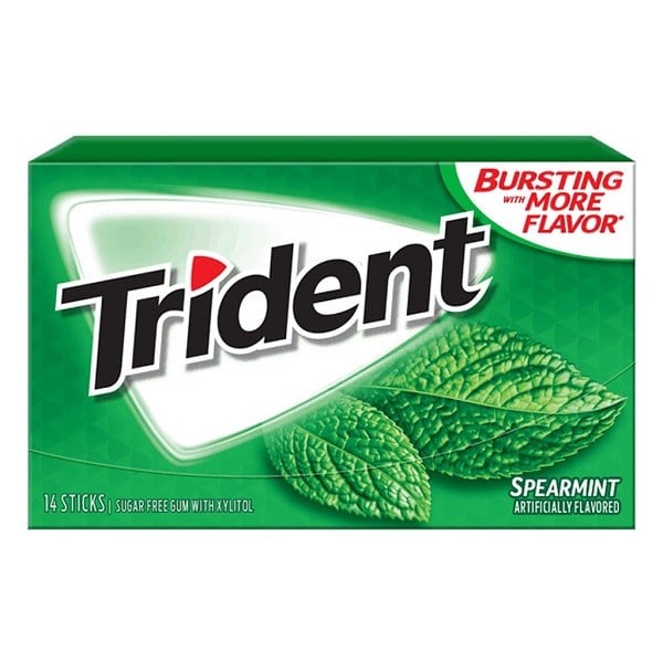 Kẹo Cao Su Không Đường Trident Vị Bạc Hà 26, 6G