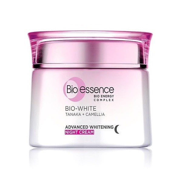 Kem Dưỡng Trắng Da Chuyên Sâu Chiết Xuất Tanaka + Camellia Bio Essence Bio - White Advanced Whitening Night Cream 50G