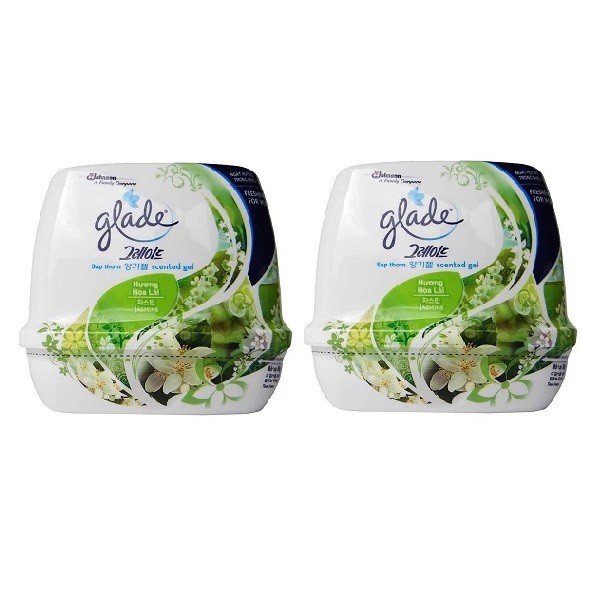 Lô 2 Sáp Thơm Glade Hương Hoa Lài 180G