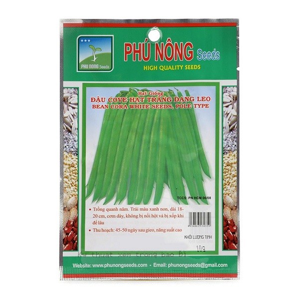 Hạt Giống Đậu Cove Leo 4 Mùa 50Gram