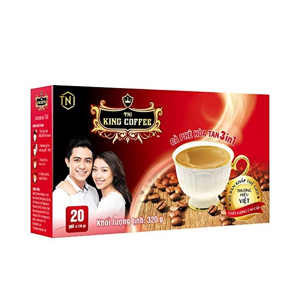 Cà Phê King Hòa Tan 3In1 Hộp 20X16G
