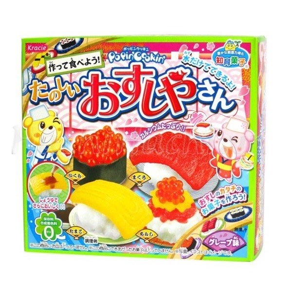Popin Cookin Làm Sushi Kracie Ăn Được Hương Nho