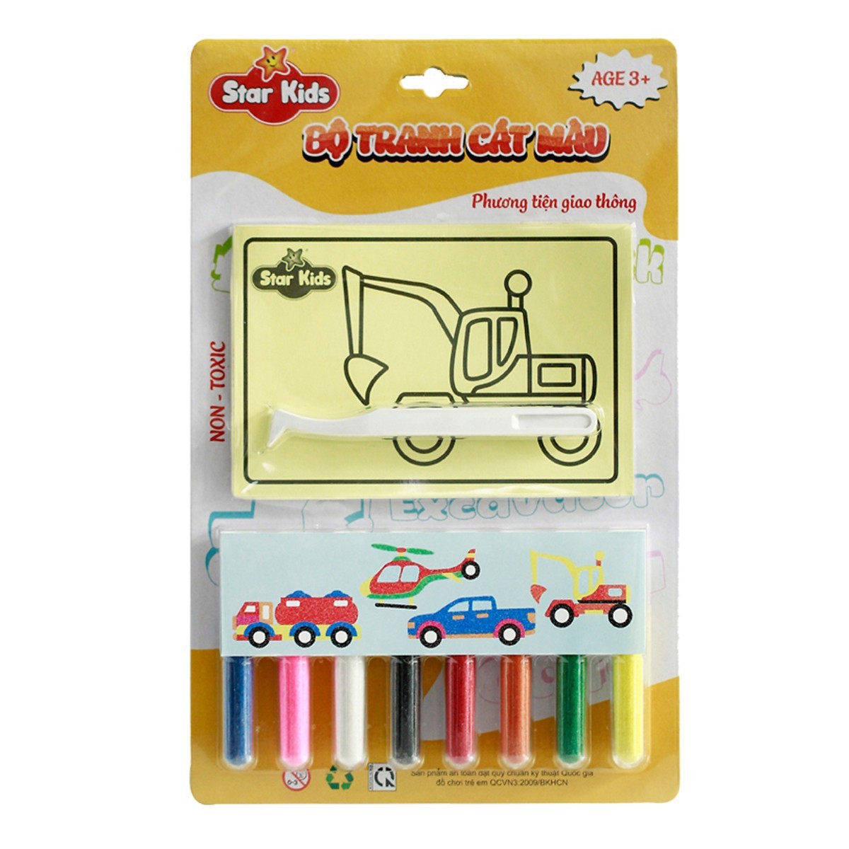 Bộ Tranh Cát Màu Phương Tiện Giao Thông R - Star K - 501