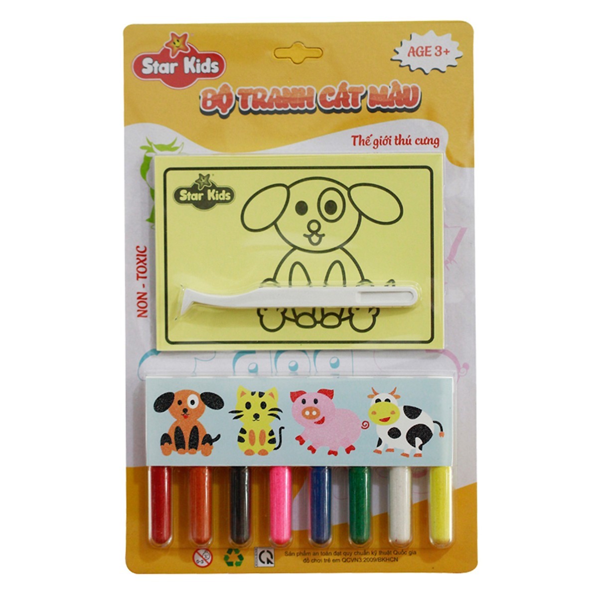 Bộ Tranh Cát Màu Thế Giới Thú Cưng R - Star K - 503