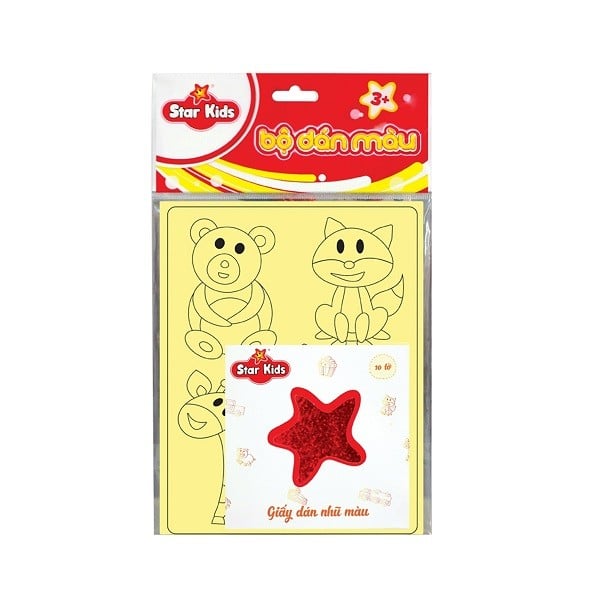 Bộ Tranh Dán Màu Động Vật Hoang Dã R - Star K - 602