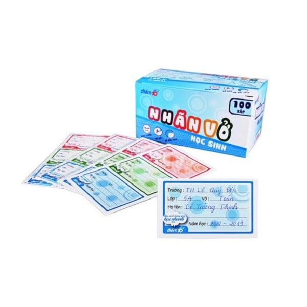 Nhãn Vở Thiên Long Tp - Nbl01 Xấp 4