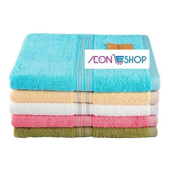 Khăn Tắm Sh Double Border Songwol Cotton 50X100 190Gr