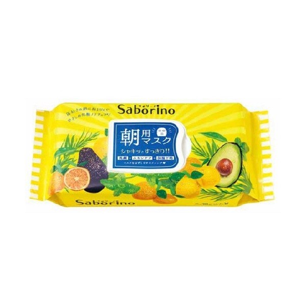 Cs - Mặt Nạ Dưỡng Ẩm Buổi Sáng Hương Trái Cây Saborino Morning Facial Sheet Mask 32 Miếng(Store 5871, 5873)