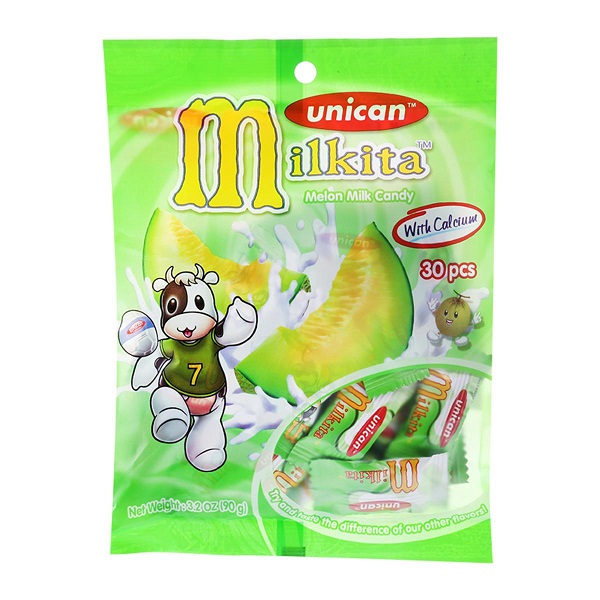 Kẹo Sữa Vị Dưa Gang Hiệu Milkita Melon 84G