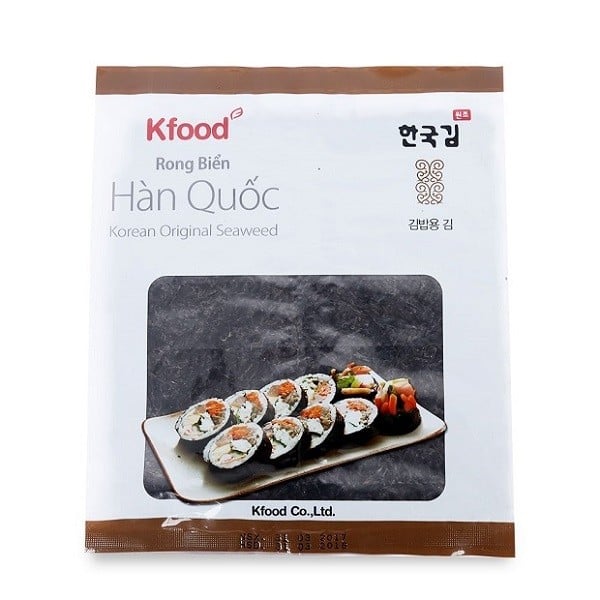 Rong Biển Cuộn Cơm Hàn Quốc Kfood 20G