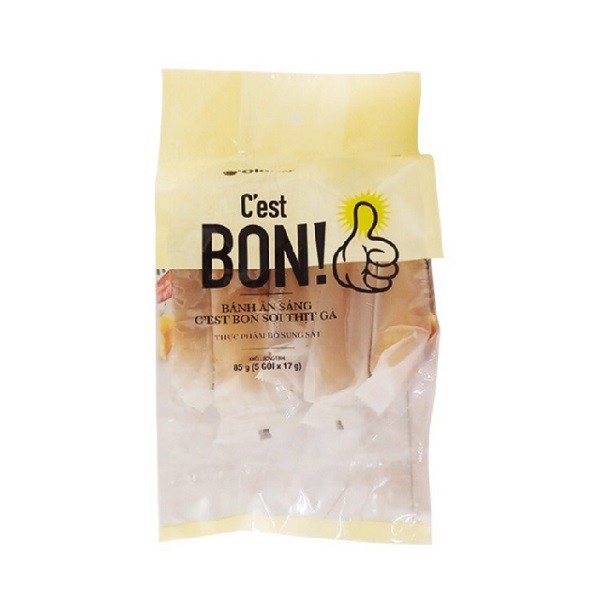 Bánh Ăn Sáng C'est Bon Sợi Thịt Gà 85G
