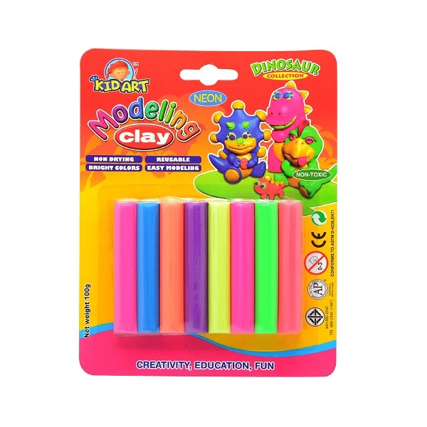Đất Nặn 8 Màu Neon
