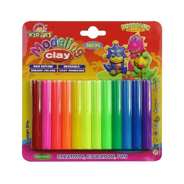 Đất Nặn 12 Màu Neon
