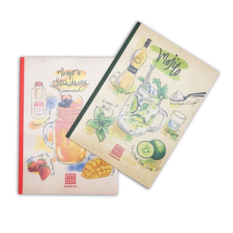 Vở Kẻ Ngang Hồng Hà Cocktail 120 Trang