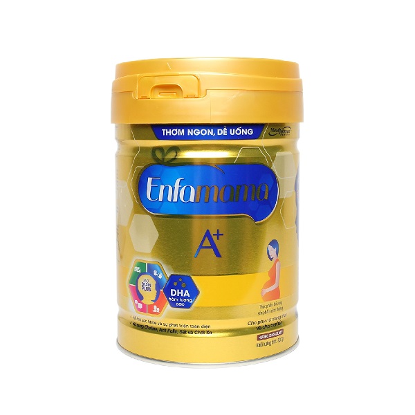 Sữa Bột Enfamama A+ Hương Chocolate 360 Brain Plus 830G