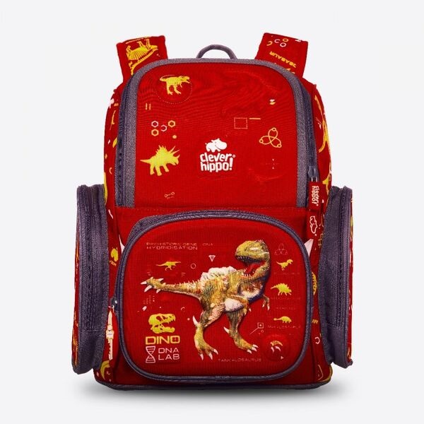 Balo Cleverhippo Fancy - Khủng Long Chúa Tể Đỏ Bd1107