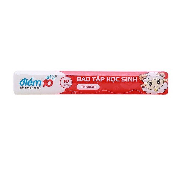 Túi 10 Bìa Bao Tập Thiên Long Tp - Nbc01