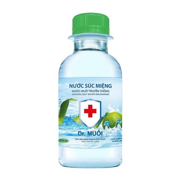 Nước Súc Miệng Dr.muối Hương Vỏ Chanh 100Ml
