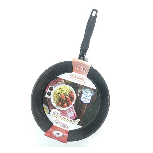 Chảo Kim Cương Bếp Từ Shine Diamond - 26Cm