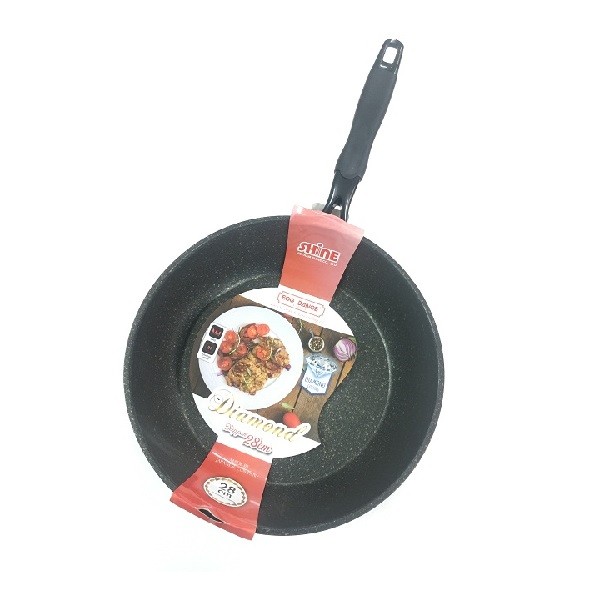 Chảo Sâu Kim Cương Bếp Từ Shine Diamond - 28Cm