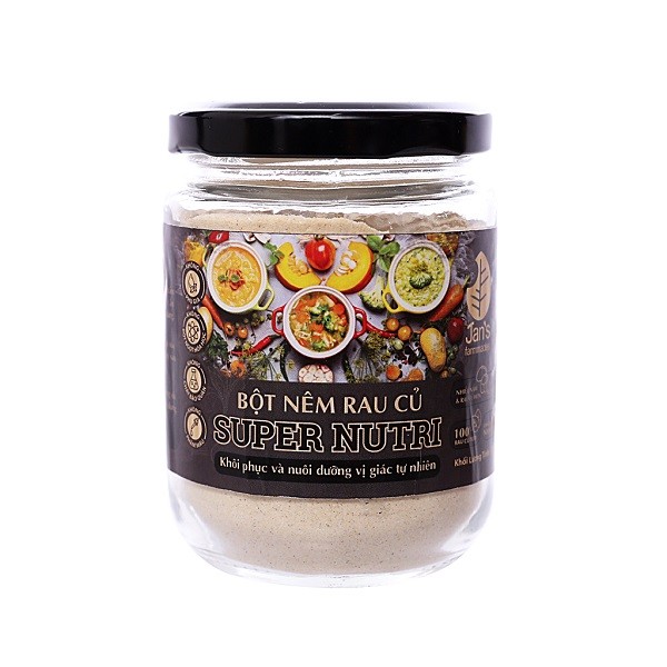 Bột Nêm Rau Củ Jan's Super Nutri Hũ 125G
