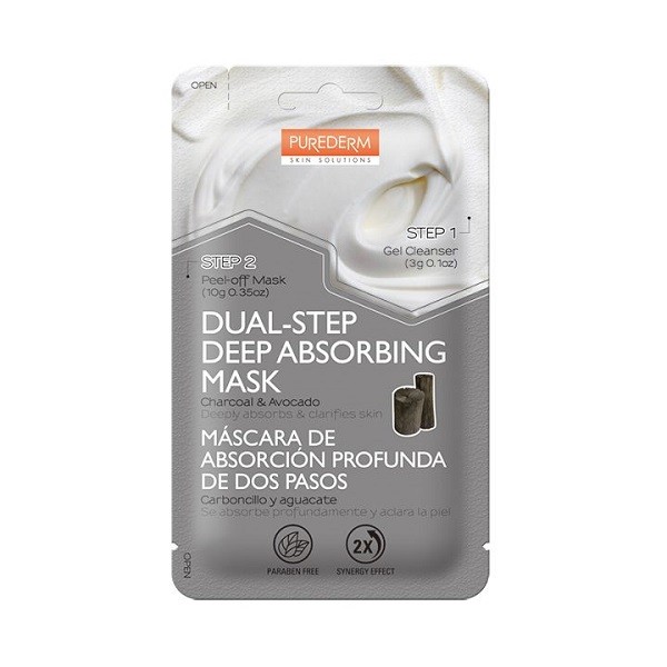 Mặt Nạ Purederm Chăm Sóc Da Hai Bước Dual Step Deep Absorbing Mask 3G + 10G