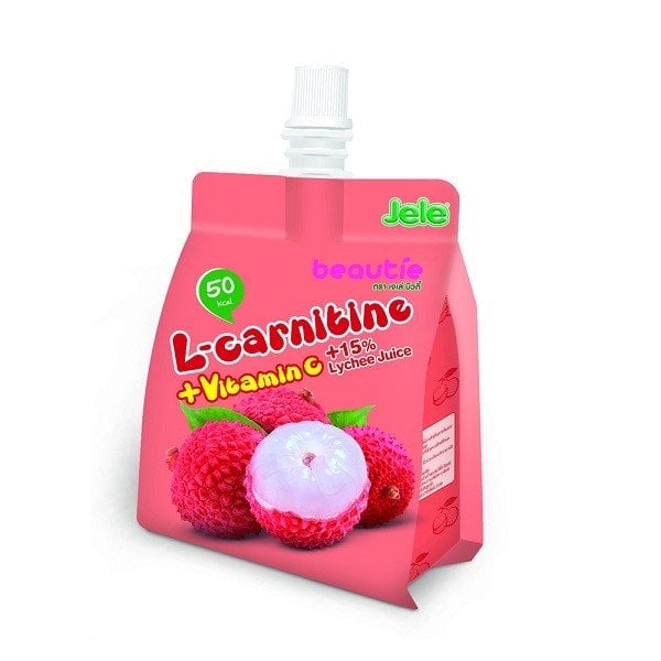 Nước Ép Trái Cây Thạch Jele L - Carnitine Hương Vải 150G