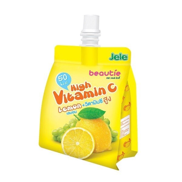 Nước Ép Trái Cây Thạch Jele Vitamin C Hương Chanh 150G