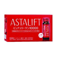 Nước Uống Bổ Sung 10,000mg Collagen Tinh Khiết Dạng Nước Astalift Drink Pure Collagen 10,000mg Hộp 30ml x 10 Chai