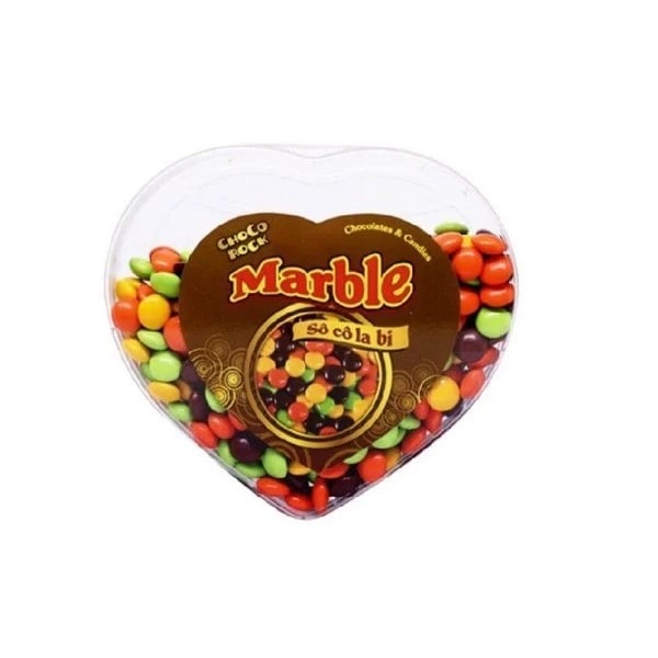 Kẹo Socola Bi Trái Tim Marble 250G