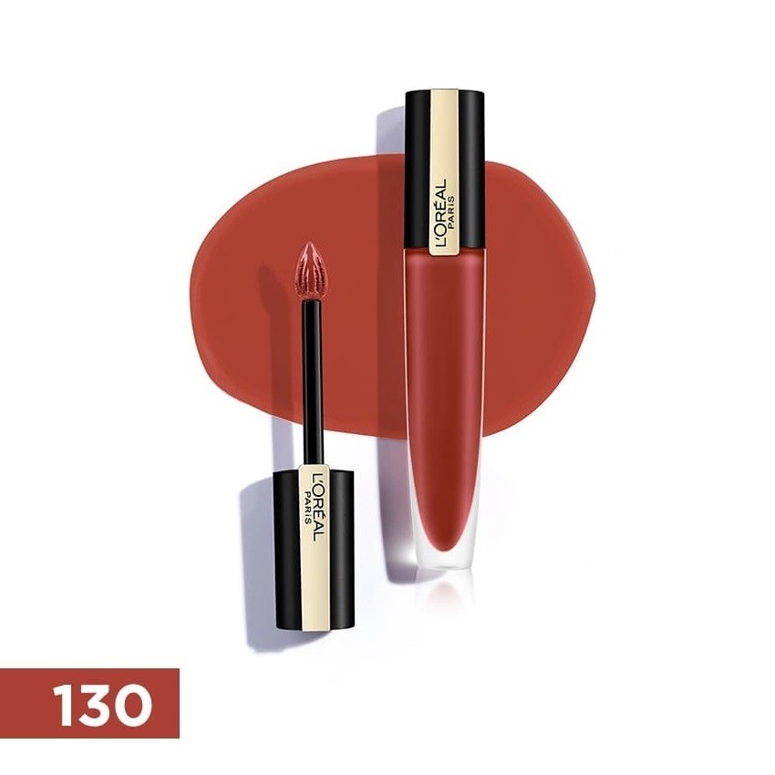 Son Kem Lì L’oreal Signature 130 Đỏ Nâu Trầm 7Ml (Store 5871, 5873)
