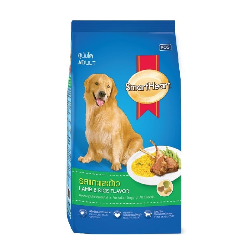 Thức Ăn Chó Lớn Vị Cừu Và Gạo Smartheart 500G