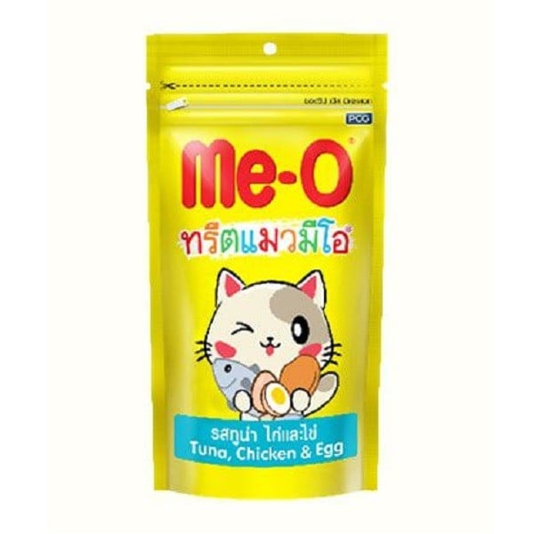Thức Ăn Mèo Vị Cá Ngừ, Gà Và Trứng Me - O 50G
