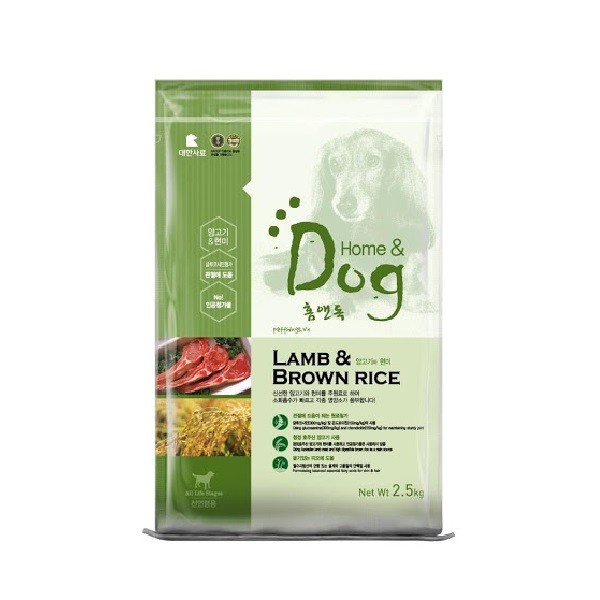 Thức Ăn Hạt Chó Cừu & Gạo Nâu Home&Dog 2.5Kg