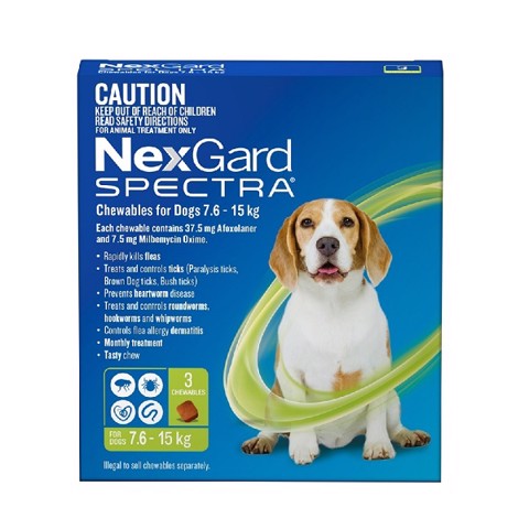 Viên Nhai Nexgard Spectra M 7.6 - 15Kg Viên