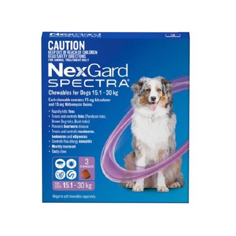 Viên Nhai Nexgard Spectra L 15.1 - 30Kg Viên