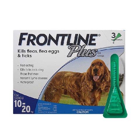 Thuốc Trị Ve Chó Frontline Plus Dog 1.34ml Tuýp
