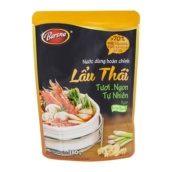 Nước Dùng Hoàn Chỉnh Barona - Lẩu Thái 180G